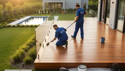 Deck painting services in Columbus, OH by Columbus Paint Pros for durable outdoor protection