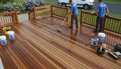Deck sealing service in Columbus, OH for weather protection and lasting wood preservation