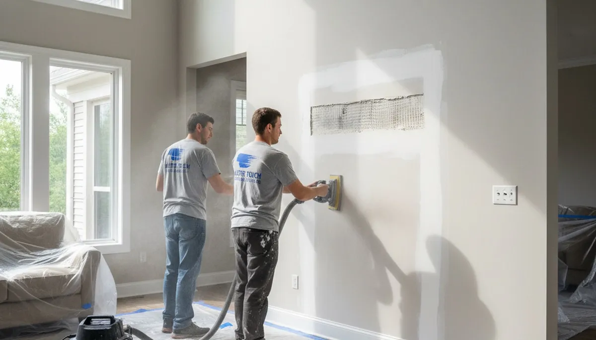 Drywall repair in Columbus, OH by Columbus Paint Pros for smooth, lasting walls