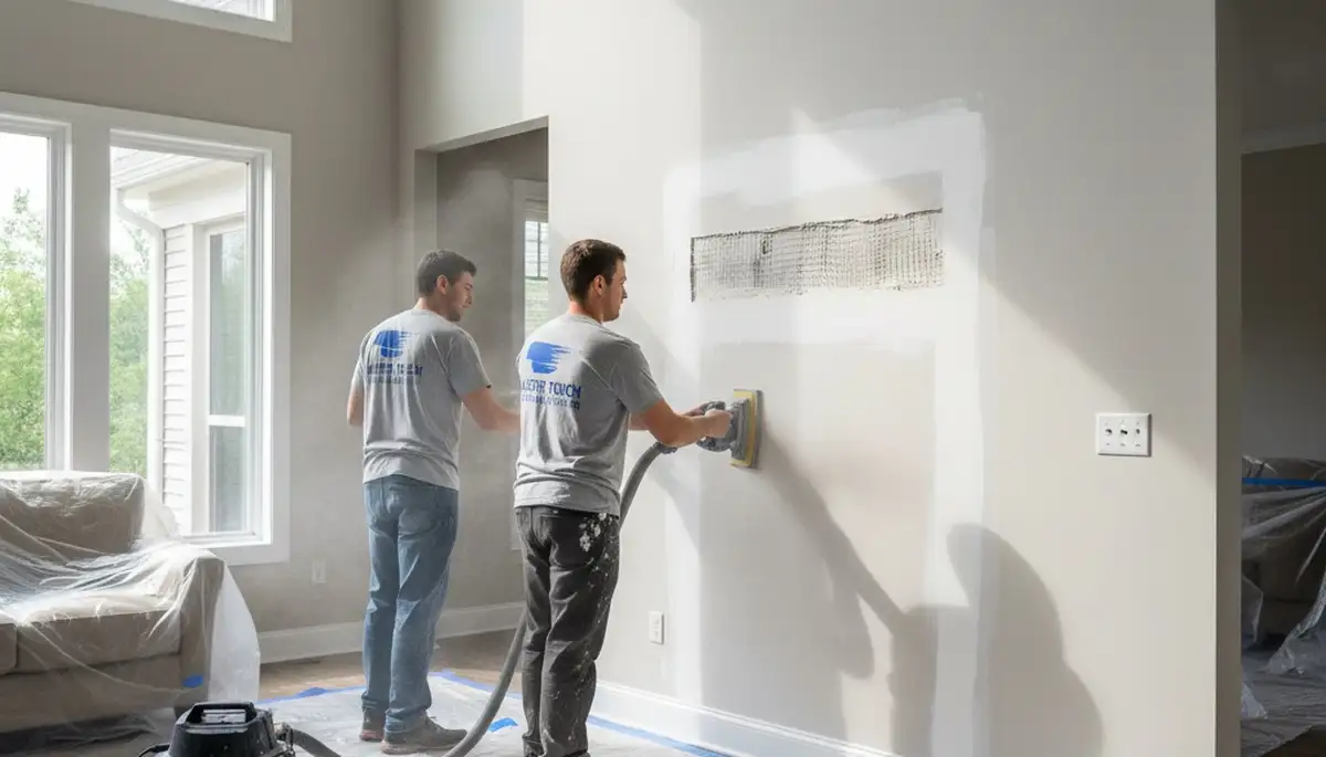 Drywall repair in Columbus, OH by Columbus Paint Pros for smooth, lasting walls
