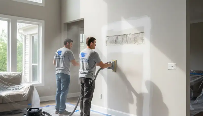 Drywall repair in Columbus, OH by Columbus Paint Pros for smooth, lasting walls