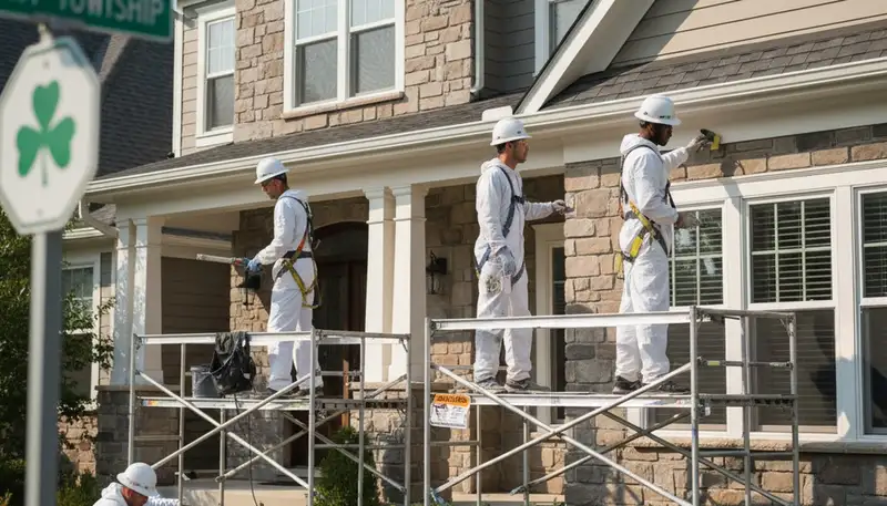 Painting contractor in Columbus, OH providing professional interior and exterior painting services