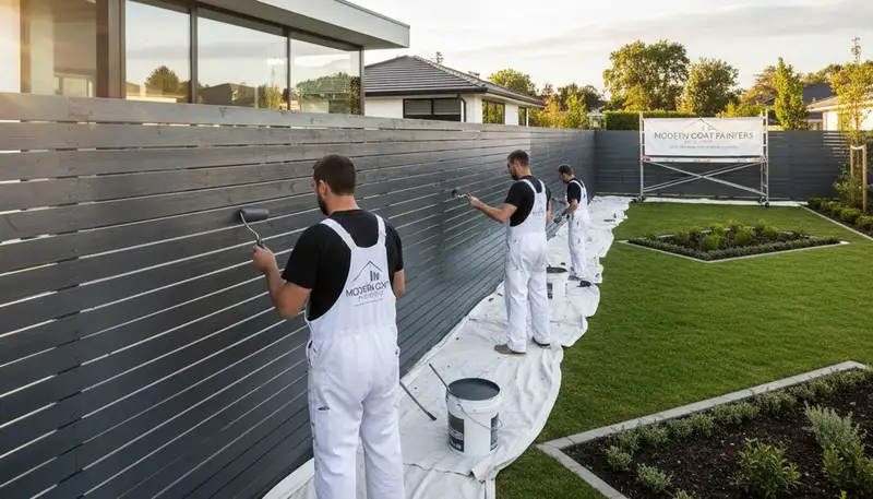 Fence painting service in Columbus, OH by Columbus Paint Pros for durable exterior protection