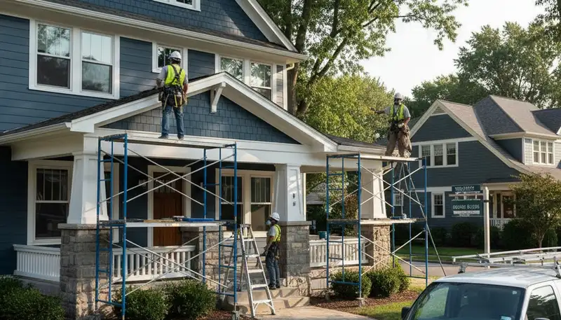 Painting contractor in Columbus, OH providing professional interior and exterior painting services