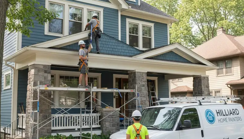 Professional painting contractor in Columbus, OH providing interior and exterior painting services