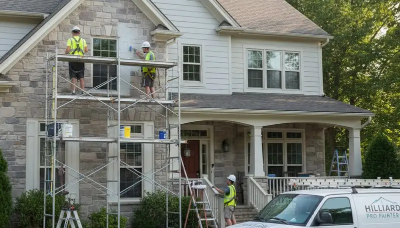 Professional painting crew serving Columbus, OH for interior and exterior house painting services