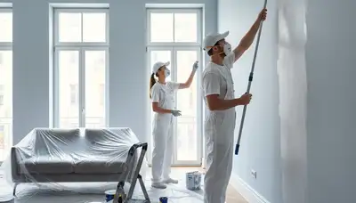 Interior house painting in Columbus, OH by Columbus Paint Pros for local homes
