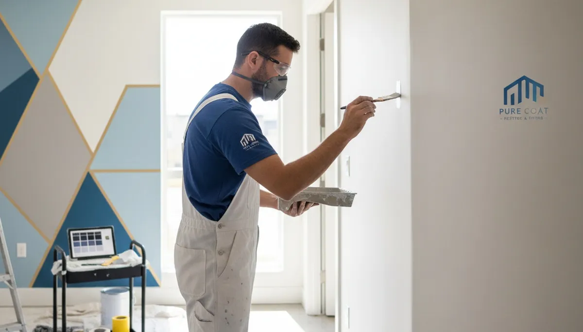 Paint touch-up service in Columbus, OH for fresh interior and exterior walls