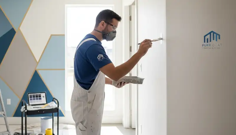 Paint touch-up service in Columbus, OH for fresh interior and exterior walls