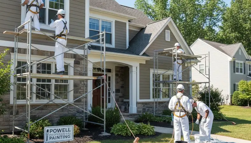 Painting contractor in Columbus, OH providing professional interior and exterior painting services