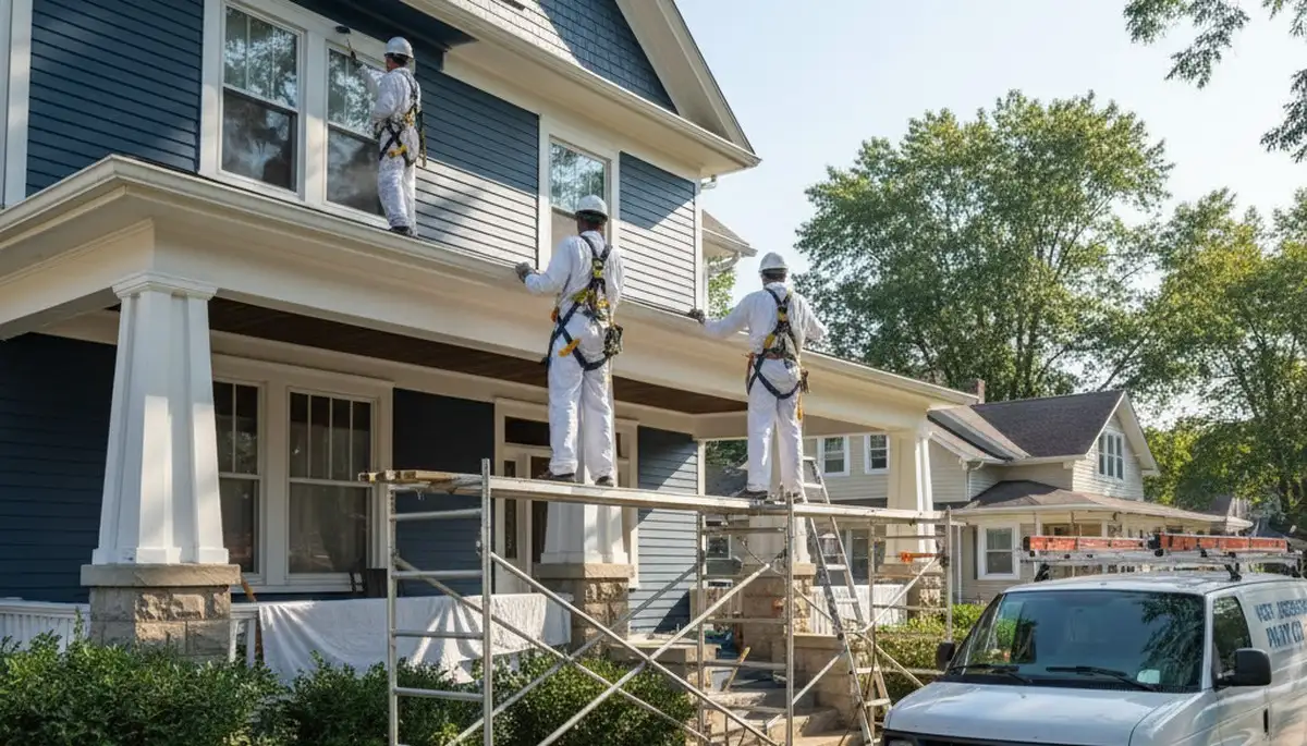 Professional painting team serving Columbus, OH for interior and exterior house painting services