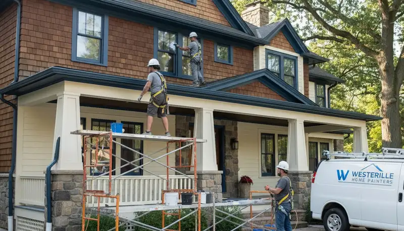 Professional painting contractor in Columbus, OH delivering interior and exterior painting services